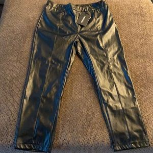Faux Leather Pants